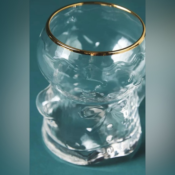 Anthropologie Other - Anthropologie North Pole Juice Glass, Gingerbread Man NWT